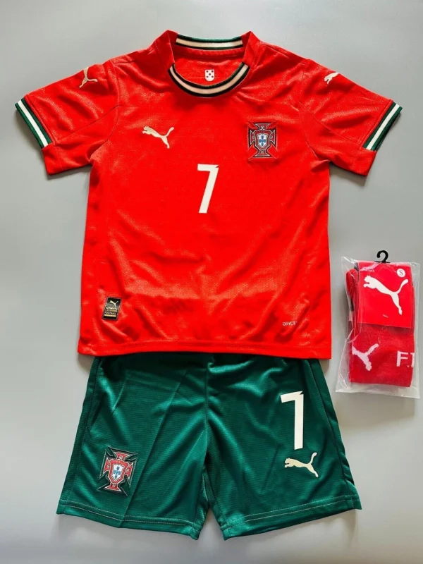 Portugal Home Kids & Youth Kit - Ronaldo 7