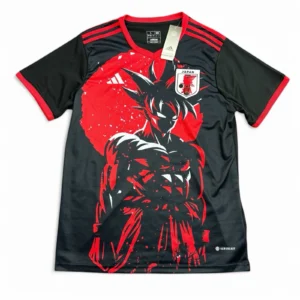 Adidas Japan Dragon Ball Z Goku Jersey Black and Red