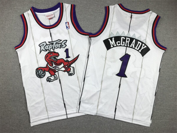 Toronto Raptors Kids and Youth - Tracy McGrady #1 Swingman Jersey