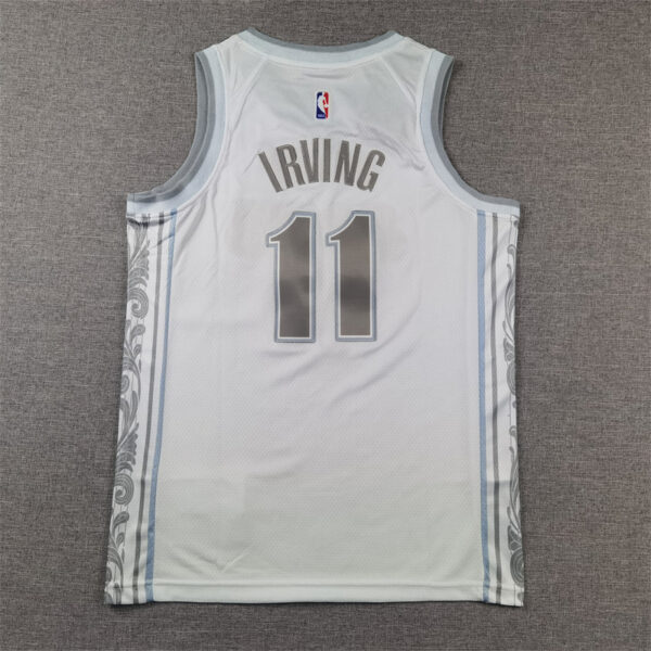 Nike Kids and Youth Kyrie Irving Dallas Mavericks City Edition Swingman Stitched Jersey - Image 3