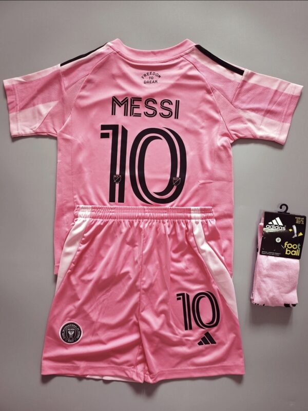 Adidas Kids Inter Miami CF 25-26 Messi Home Kit - Messi 10 - Image 2