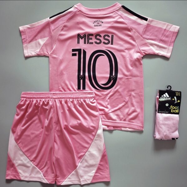 Adidas Kids Inter Miami CF 25-26 Messi Home Kit - Messi 10 - Image 3