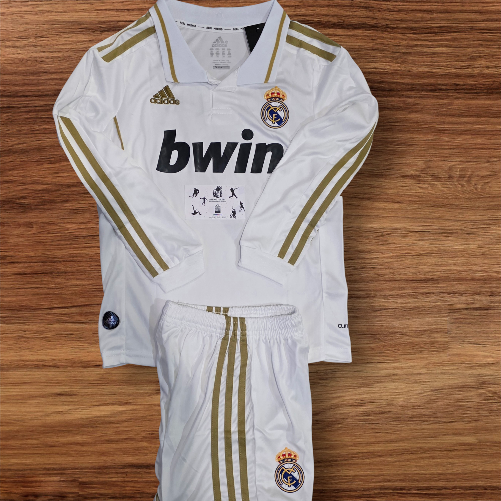 Kids - 2011/12 Real Madrid Home Jersey Long Sleeves - Ronaldo