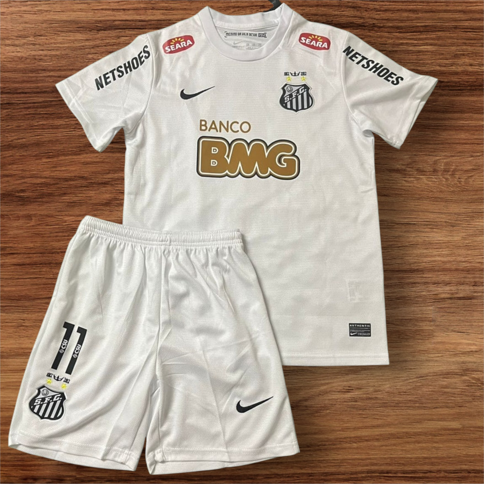 Kids  2012-13 Santos Home Jersey - Neymar JR