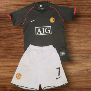 Kids - 2007-08 Manchester United Away Jersey- Ronaldo